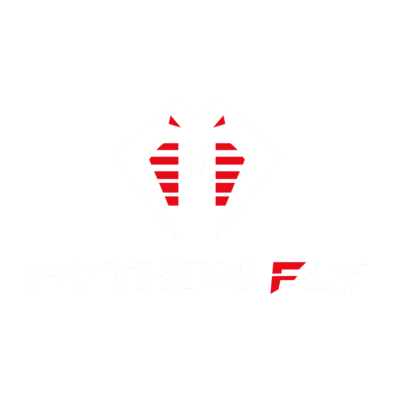 logo python fly preto